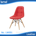 wholesale modern pvc leather low back dining chair